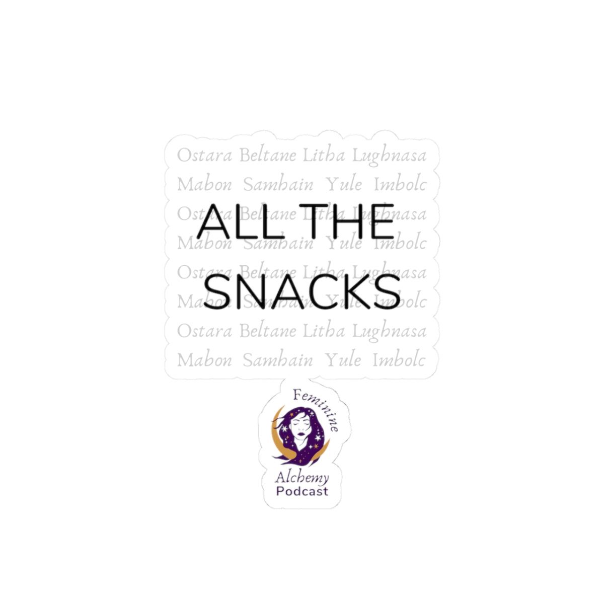 All the Snacks Stickers