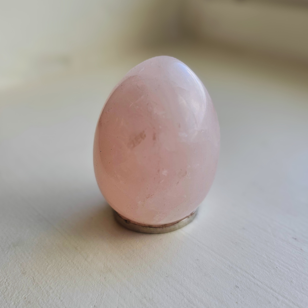Rose Quartz yoni egg