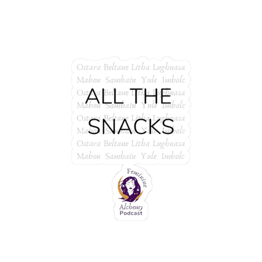 All the Snacks Stickers
