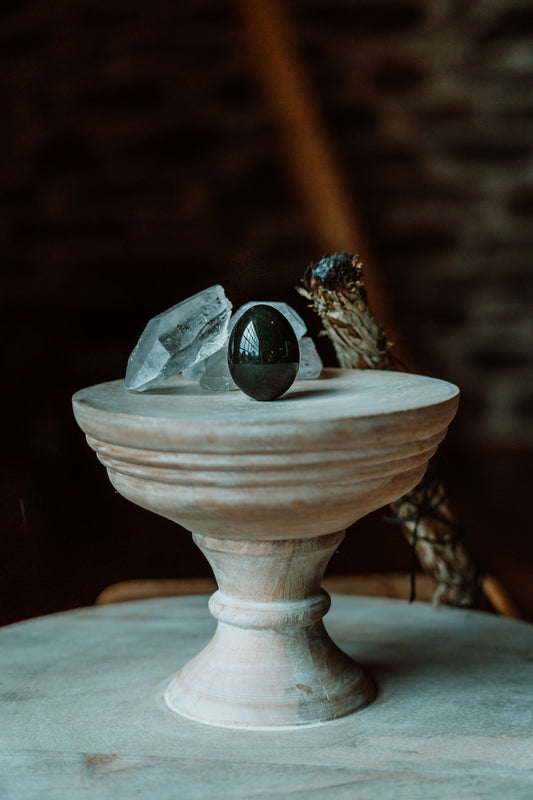 Obsidian Yoni Egg